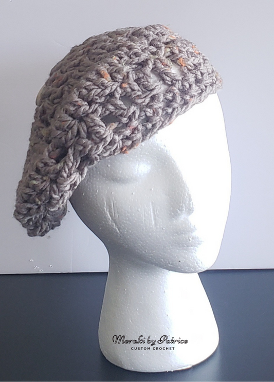 Brown-Multi Beret
