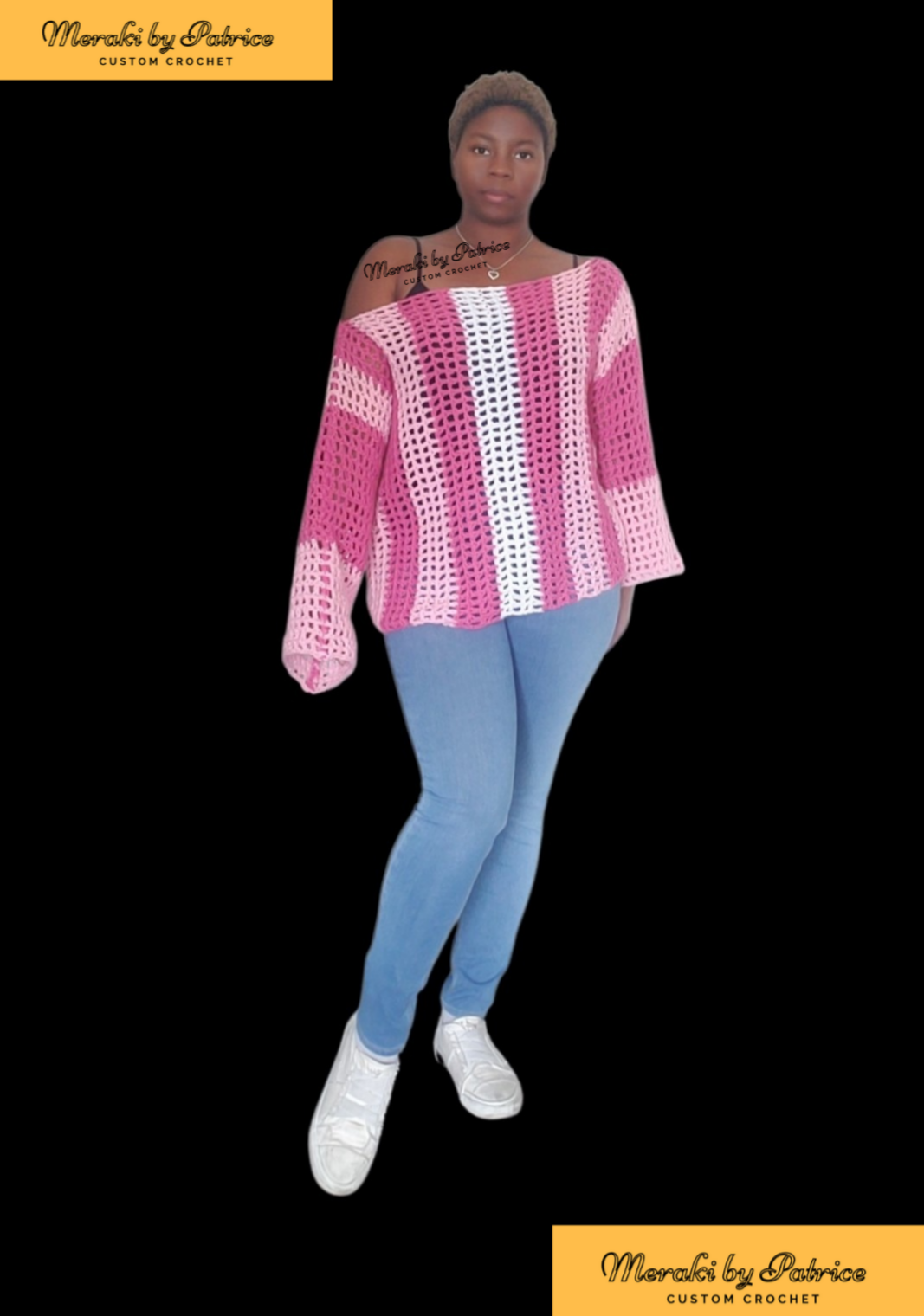 Pink Mesh Off the Shoulder Top