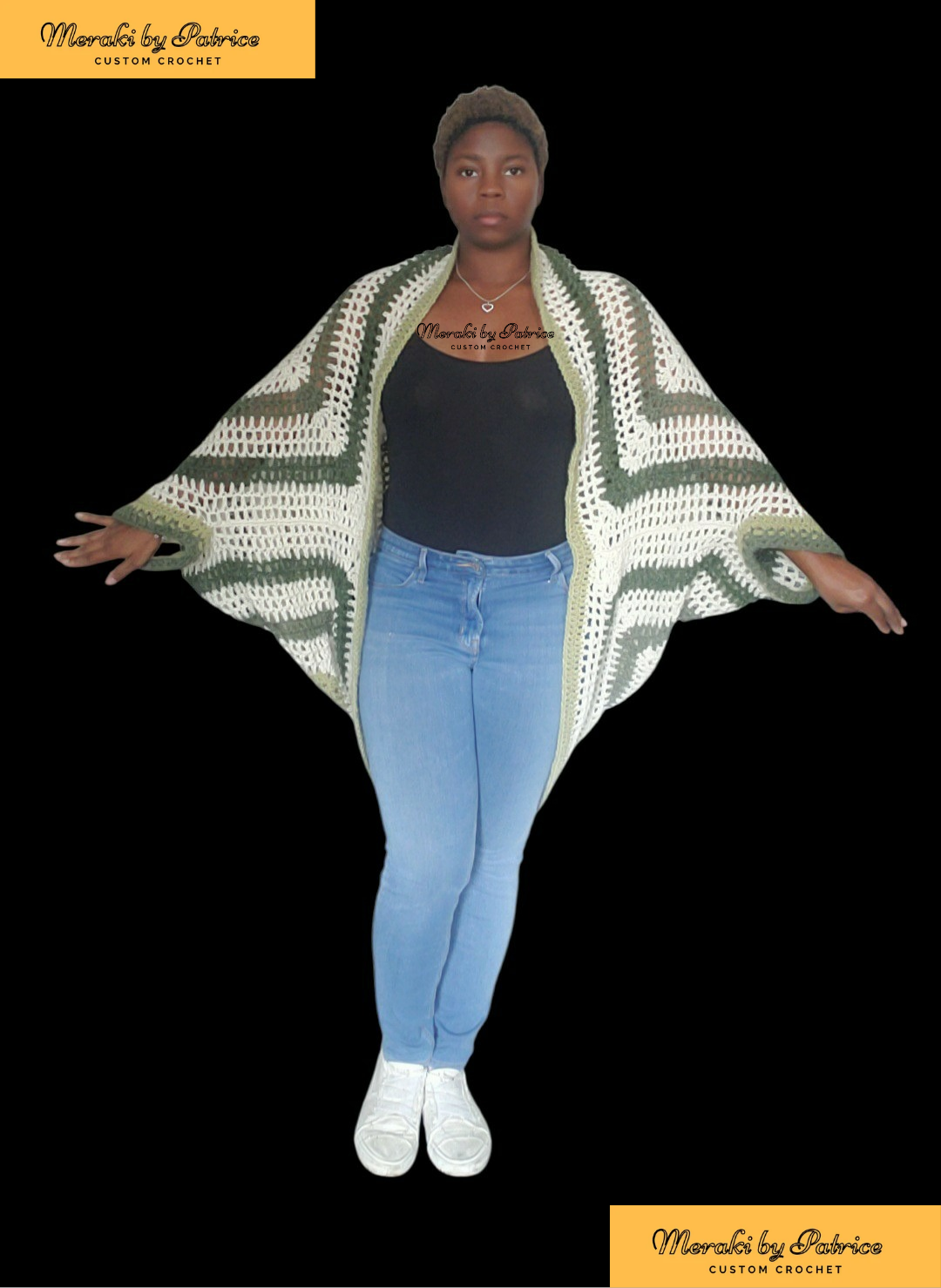 Shades of Green Cozy Cocoon Cardigan