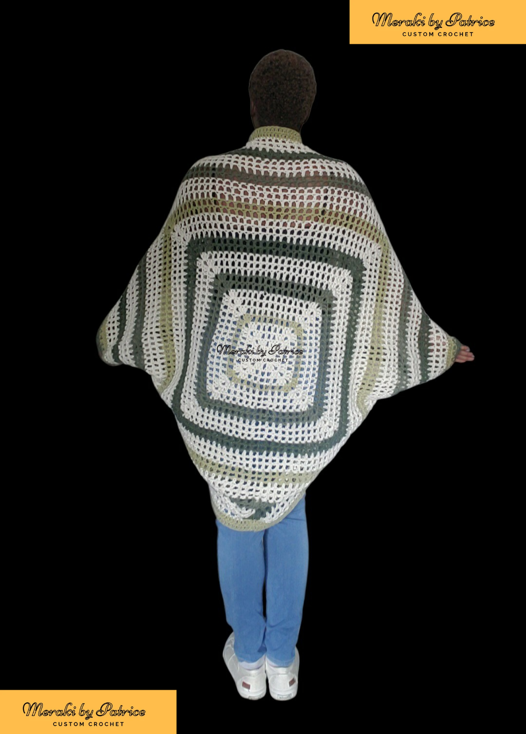 Shades of Green Cozy Cocoon Cardigan