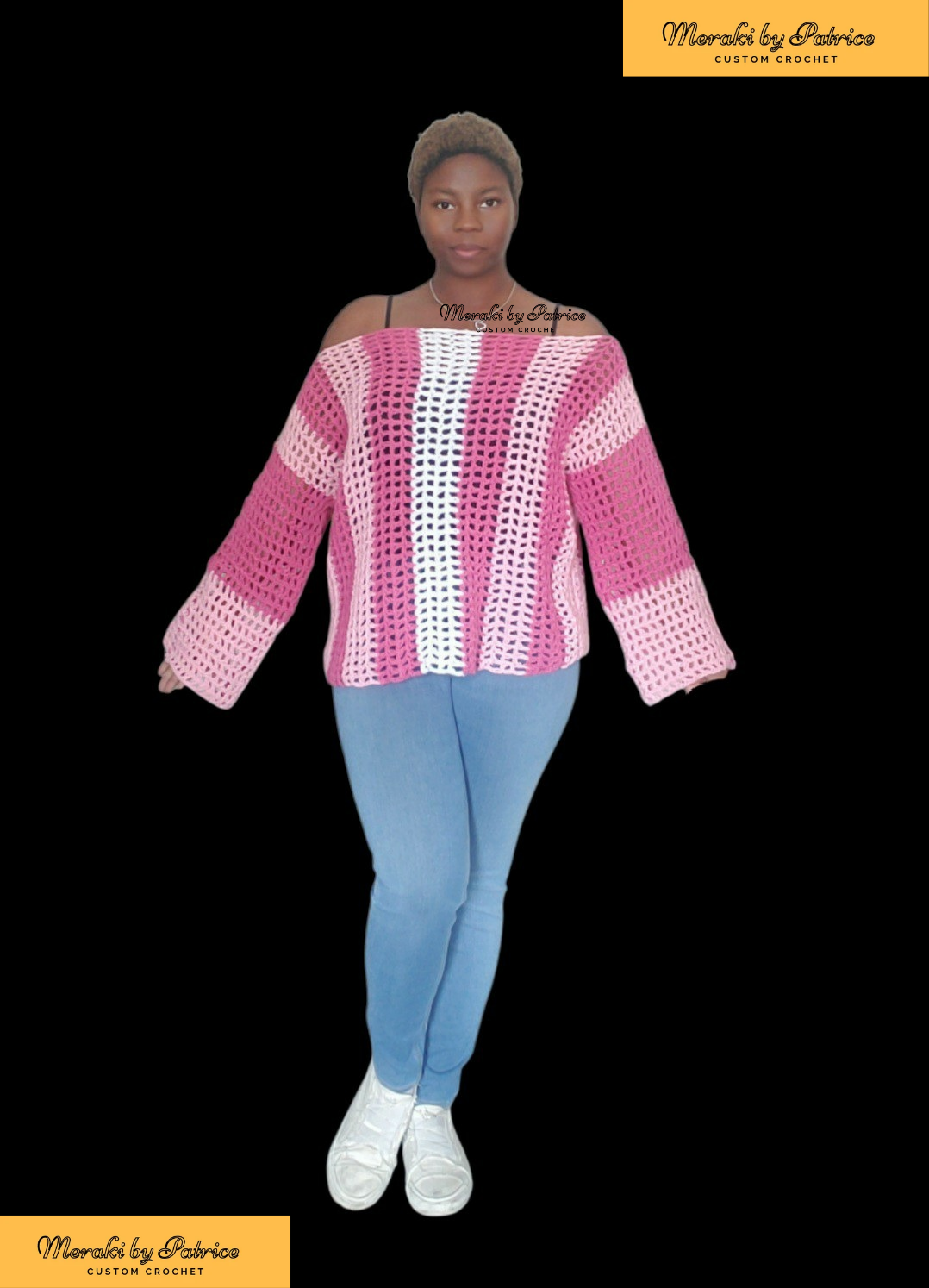 Pink Mesh Off the Shoulder Top