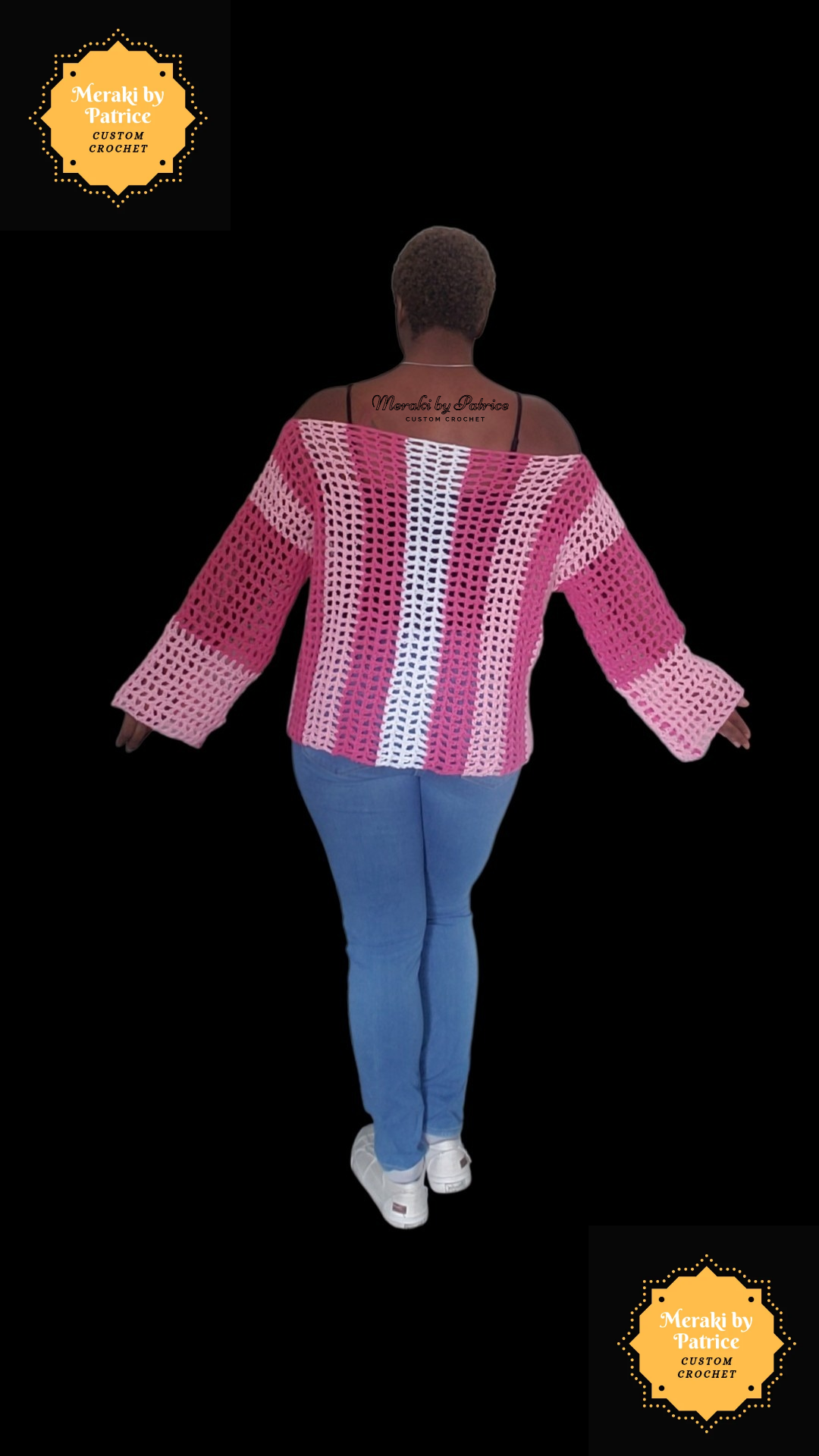 Pink Mesh Off the Shoulder Top