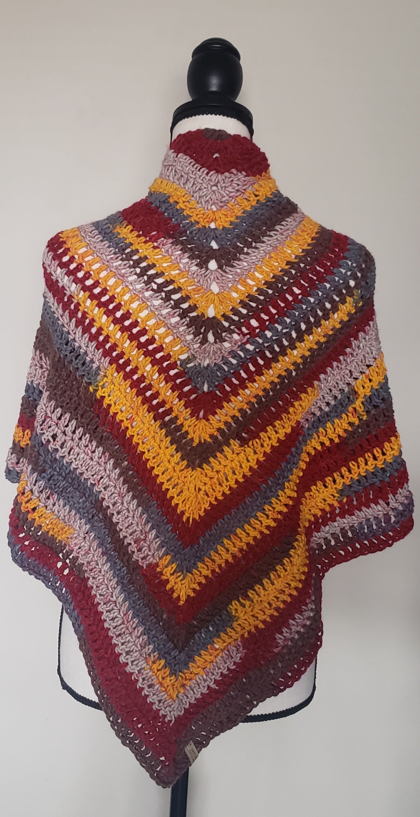 Sunset Triangle Shawl