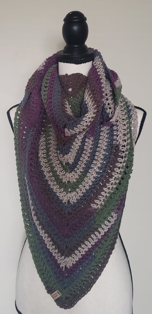 Forest Triangle Shawl