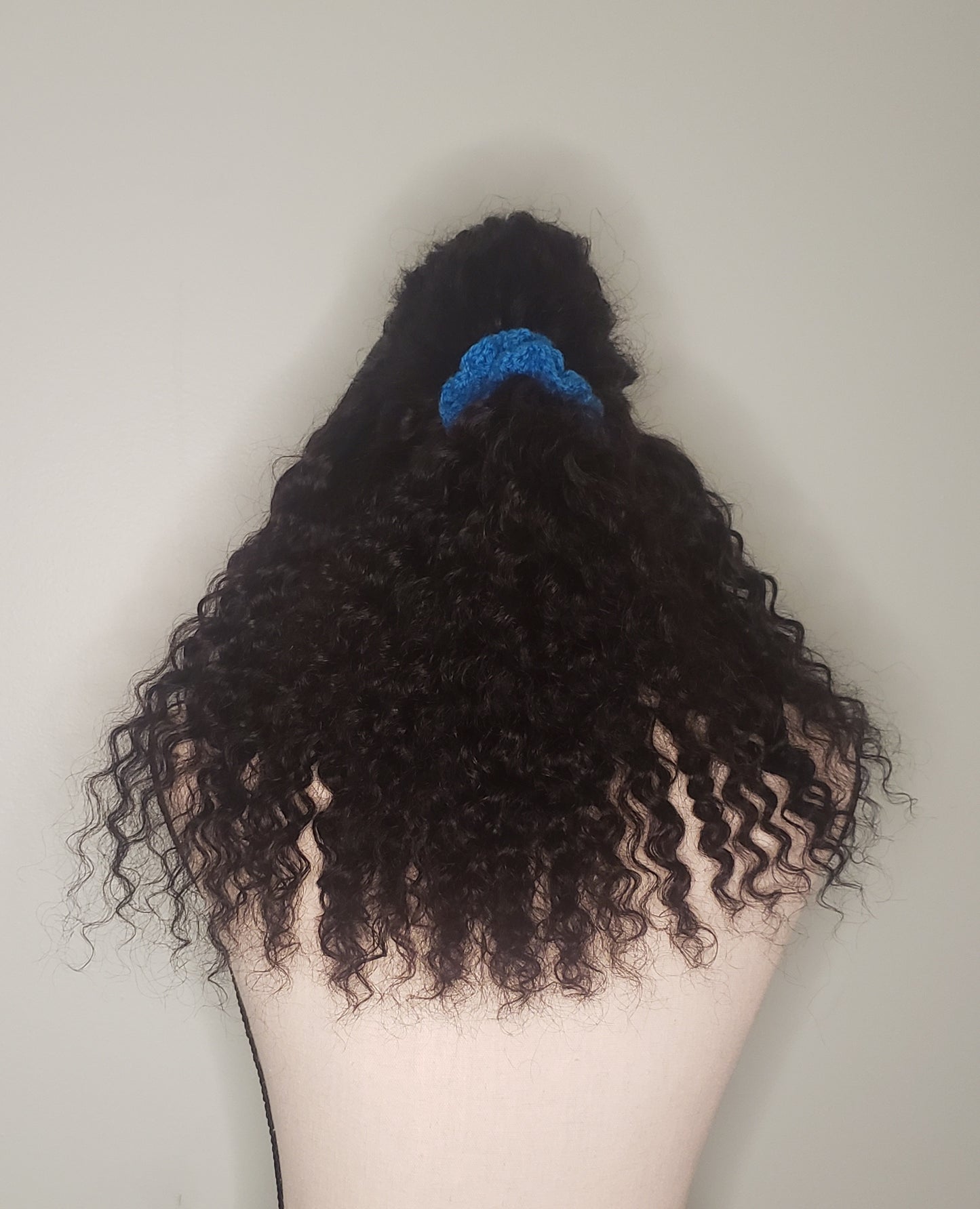 Kingfisher Blue Hair Scrunchies