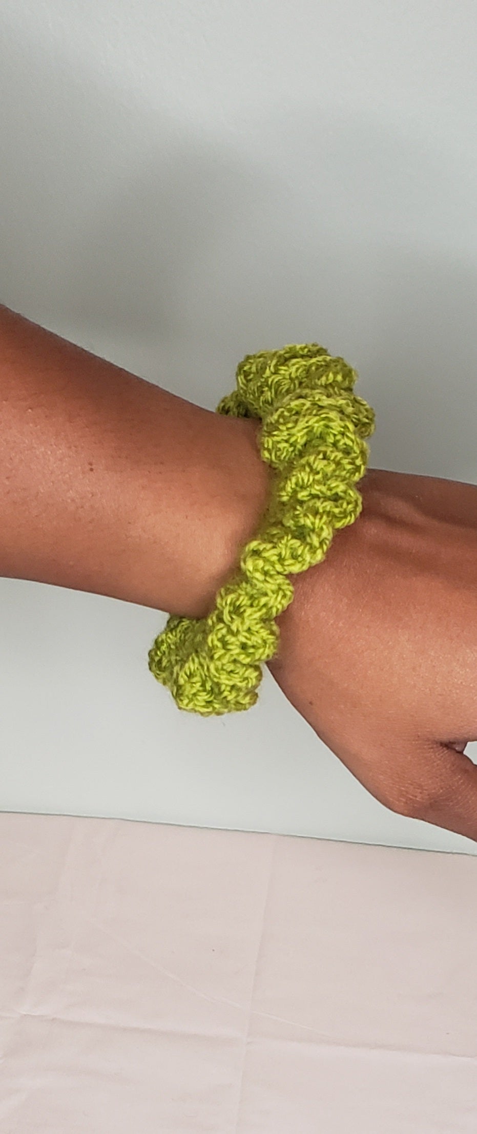 Lime Green Hair Scrunchies