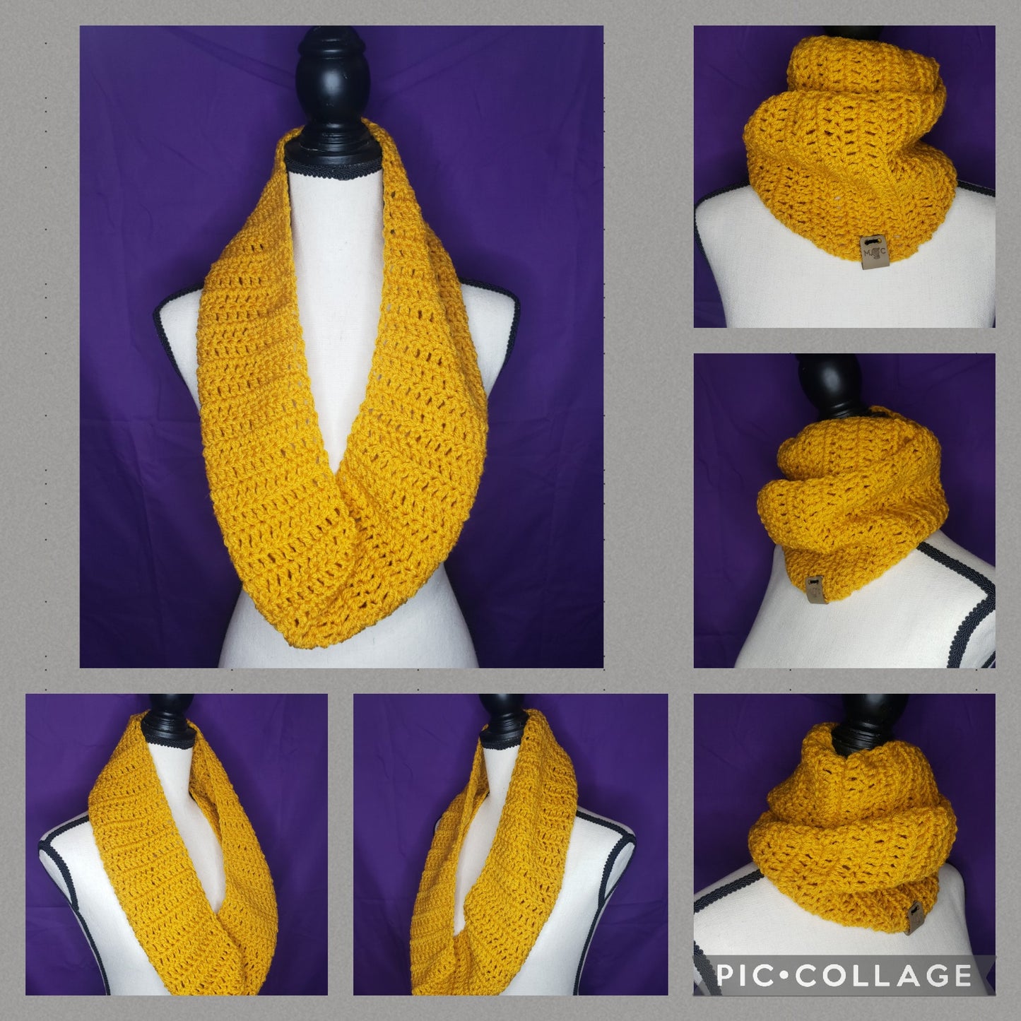 Mustard Infinity Scarf