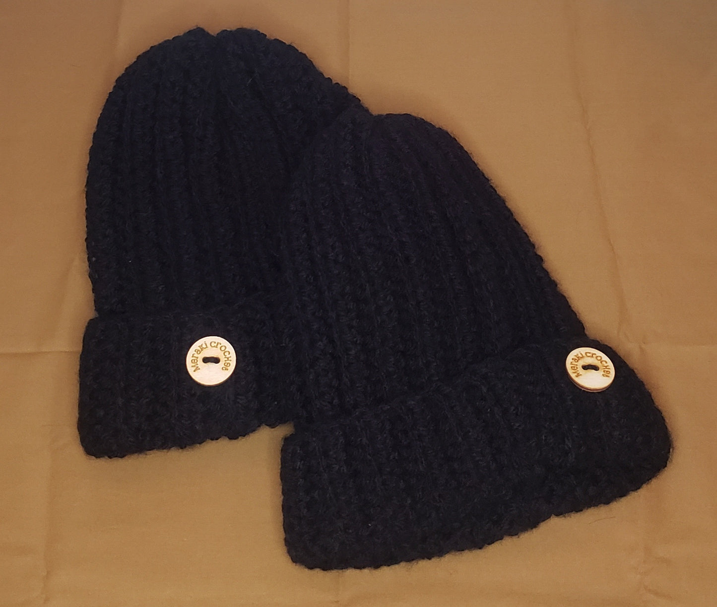 Black Knit-like Hats