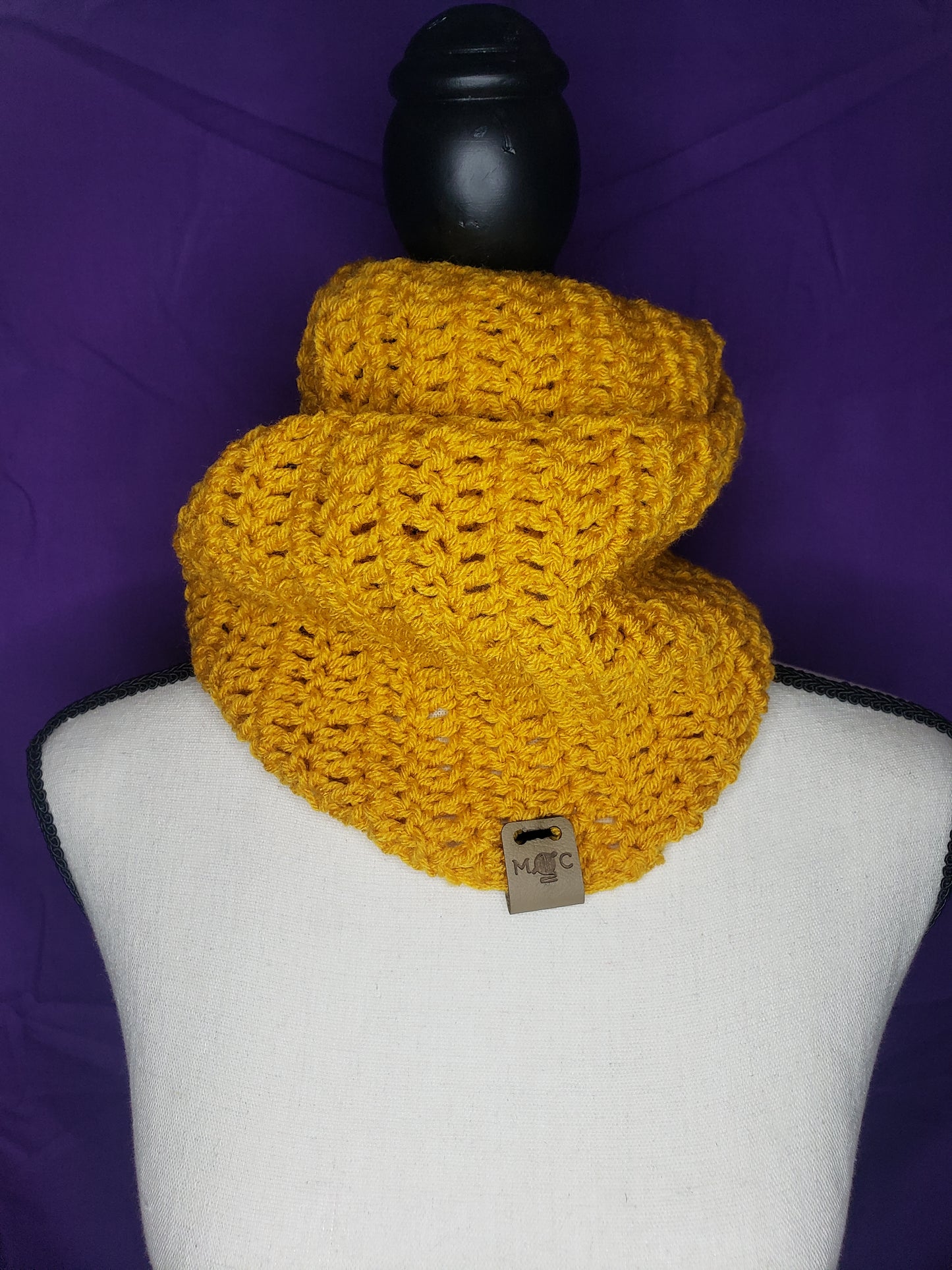 Mustard Infinity Scarf