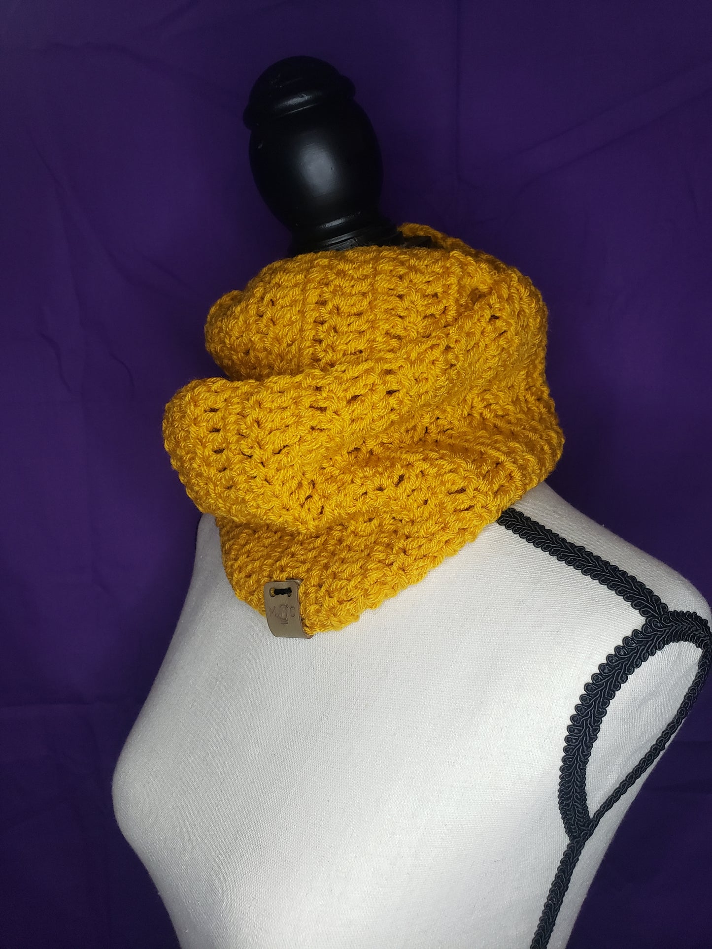 Mustard Infinity Scarf