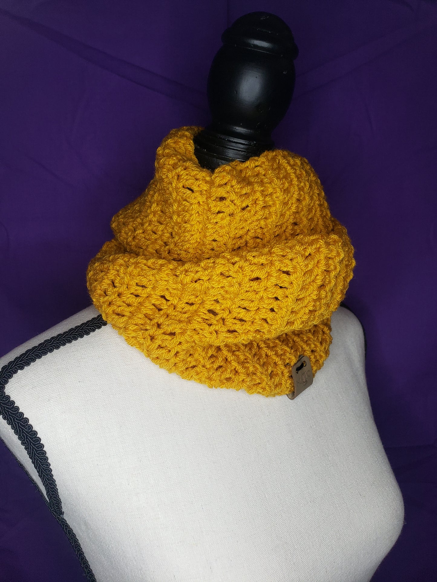 Mustard Infinity Scarf