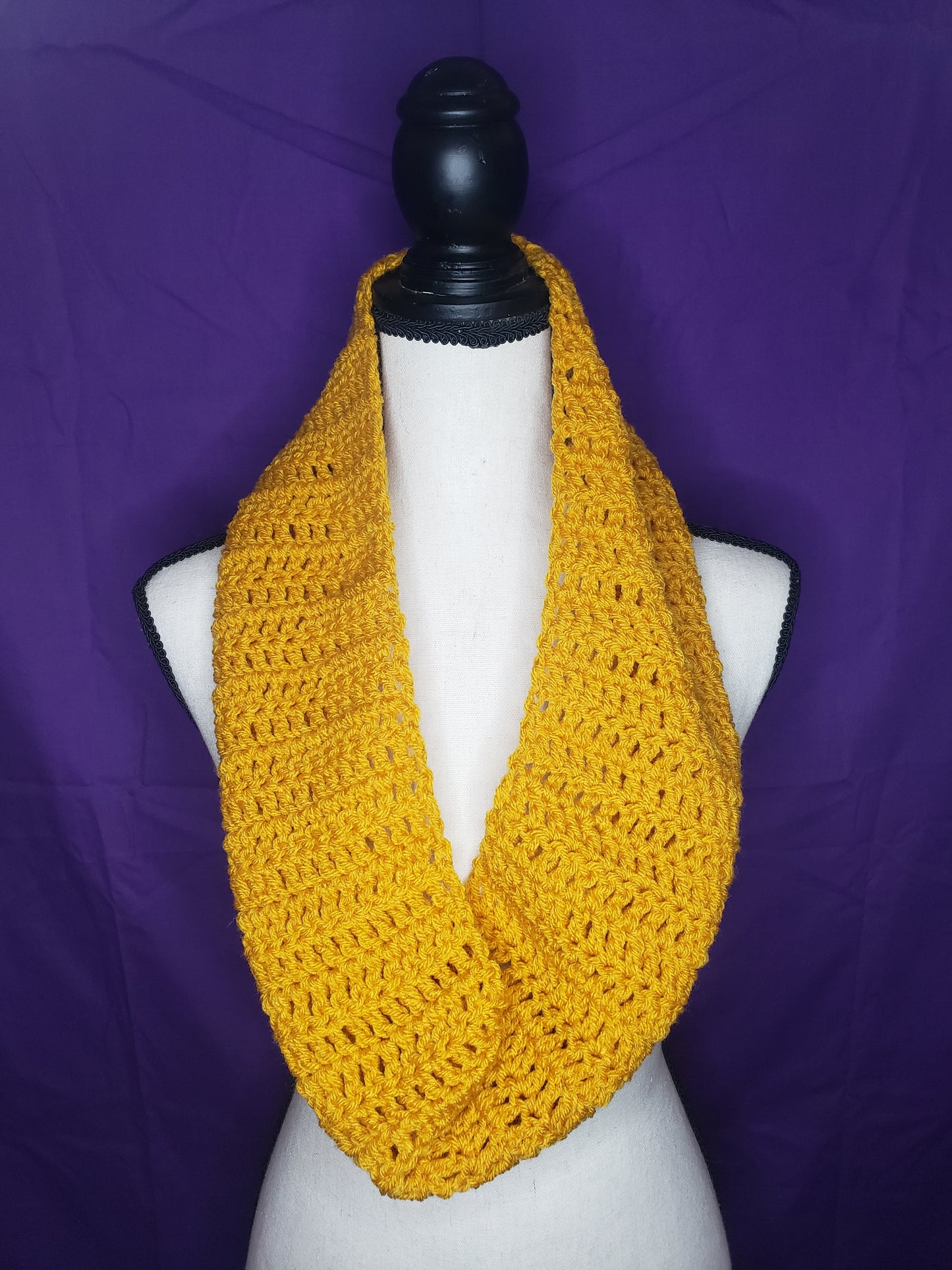 Mustard Infinity Scarf